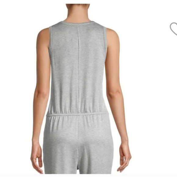 New With Tags Supply & Demand Mott / Saks 5th Heathered Grey Jumpsuit, L - Picture 3 of 11